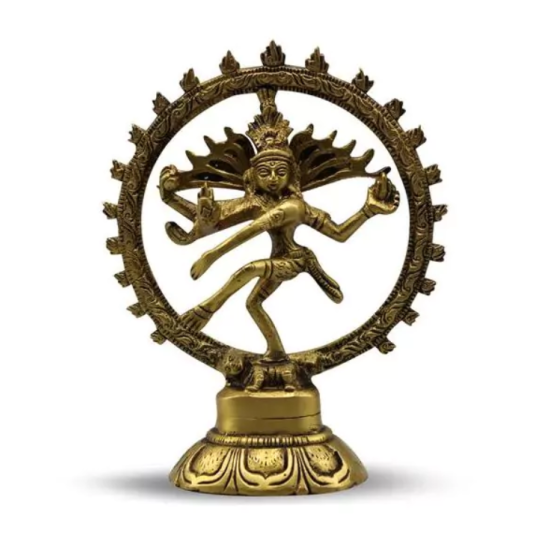 Shiva Nataraja ottone monocolore