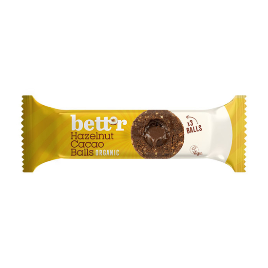 Bett'r Balls ripiene di Nocciole e Cacao SENZA GLUTINE