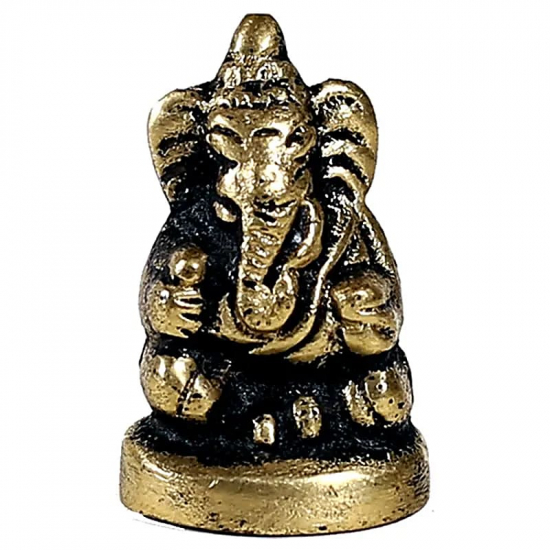 Ganesh ottone in miniatura