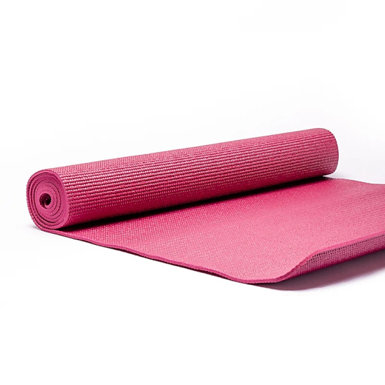 Tappetino yoga PVC rosa scuro