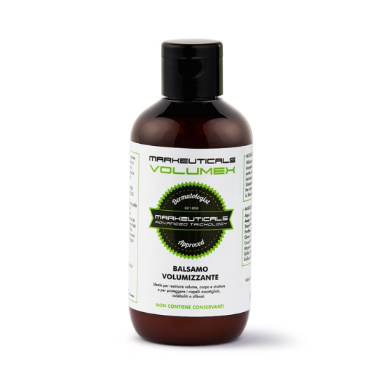 BALSAMO VOLUMEX Balsamo professionale con ingredienti di origine naturale volumizzante, ristrutturante, protettivo e sostantivante.