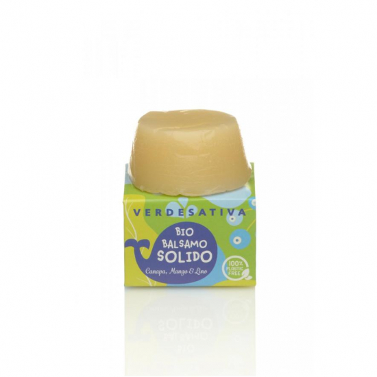 Balsamo Solido BIO Canapa Mango e Lino 40 gr