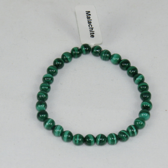 Bracciale malachite 0.4 cm