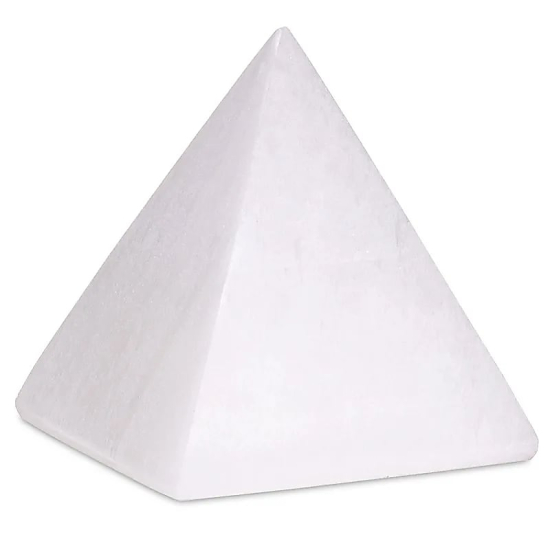 Piramide in Selenite