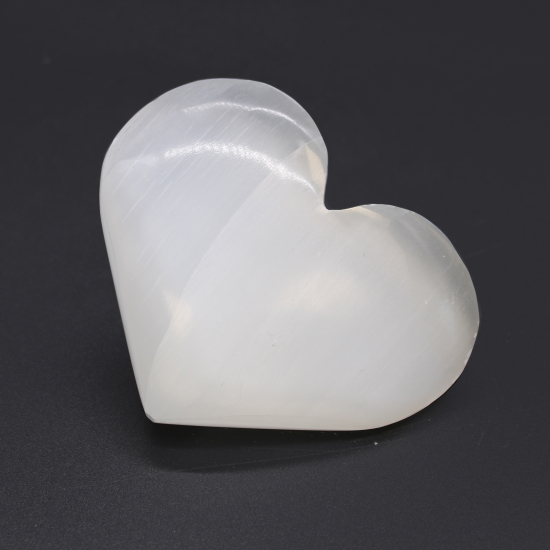 Cuore in Selenite - 5-6 cm