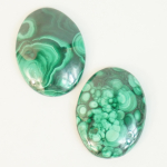 Malachite cabochon