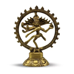 Shiva Nataraja ottone monocolore