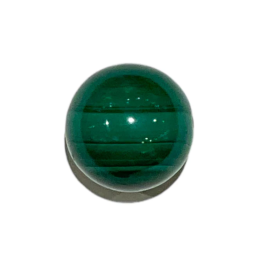 Ciondolo sferico in Malachite forato al centro 20 mm