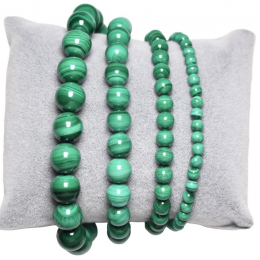 Bracciale malachite 0,6 cm